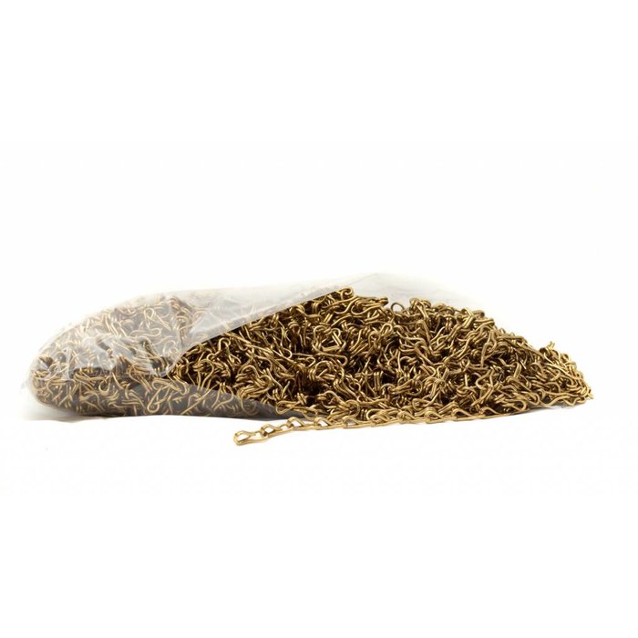 Liso® Aluminium kettinggordijn Ketting zak á 50 meter Brons