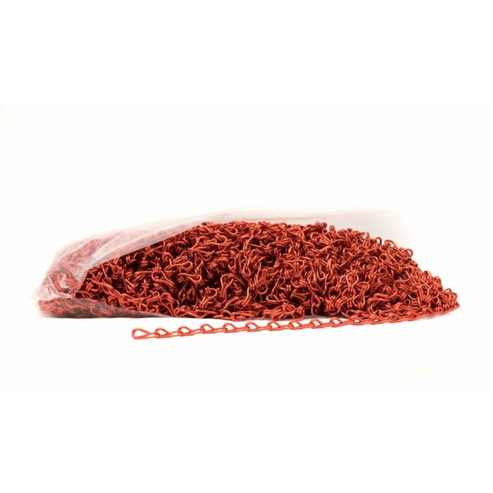 Liso® Aluminium kettinggordijn Ketting zak á 50 meter Rood