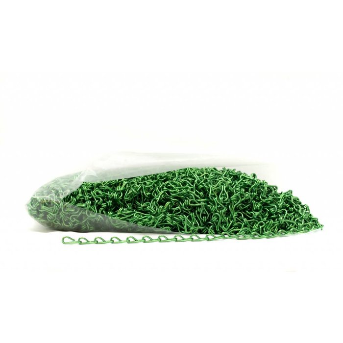 Liso® Aluminium kettinggordijn Ketting zak á 50 meter Donkergroen