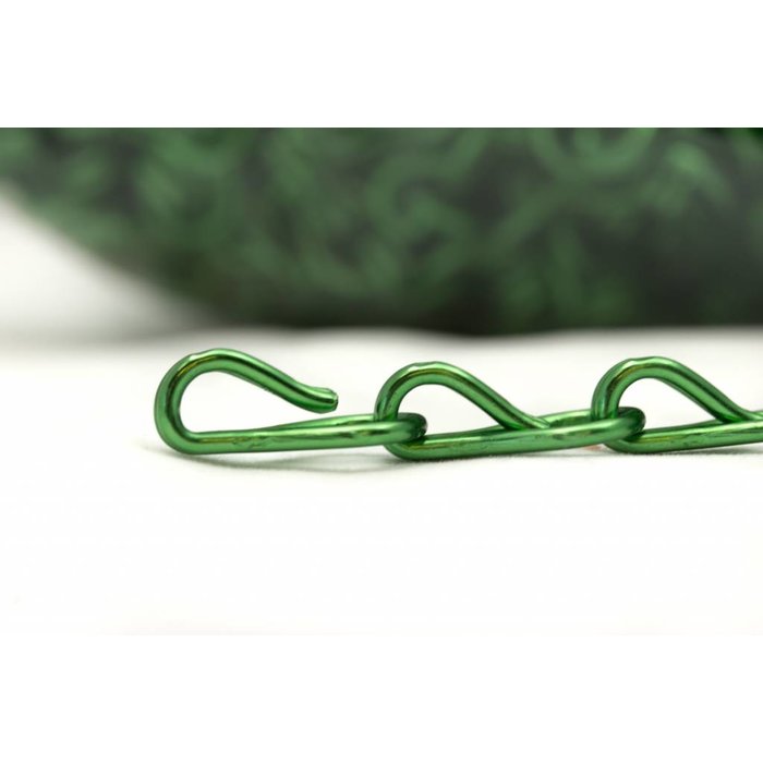 Liso® Aluminium kettinggordijn Aluminium ketting voor Liso® kettinggordijn – Donkergroen | 50 meter