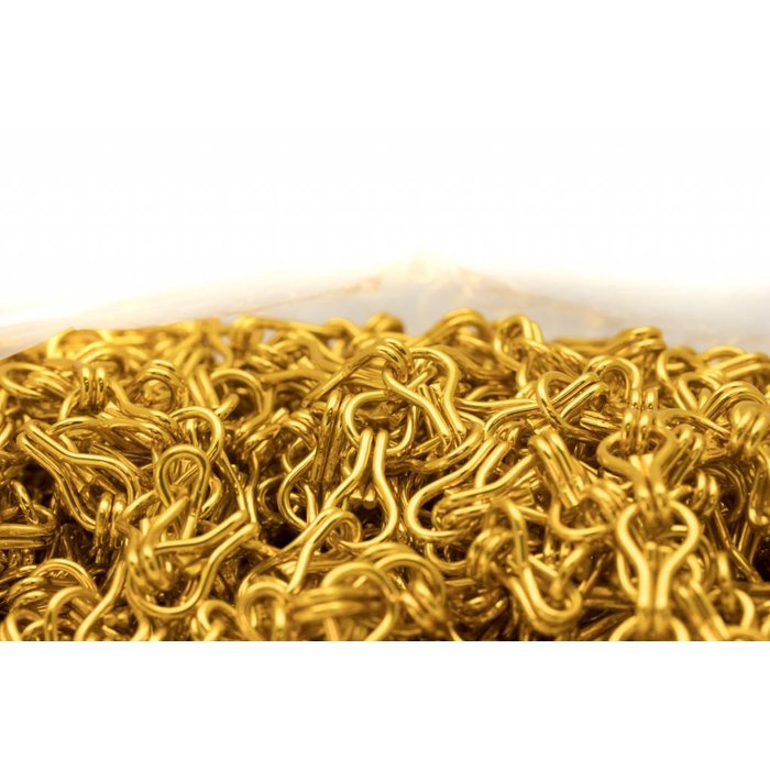 Liso® Aluminium kettinggordijn Ketting zak á 50 meter Goud