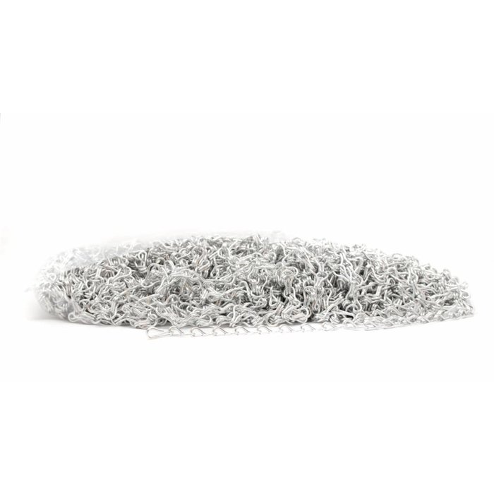 Liso® Aluminium kettinggordijn Aluminium ketting voor Liso® kettinggordijn – Zilver | 50 meter