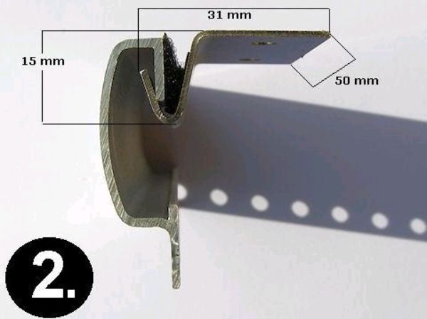 Liso® Aluminium kettinggordijn Aluminium Kettinggordijn Lichtgroen – Liso® Vliegengordijn | Op maat gemaakt