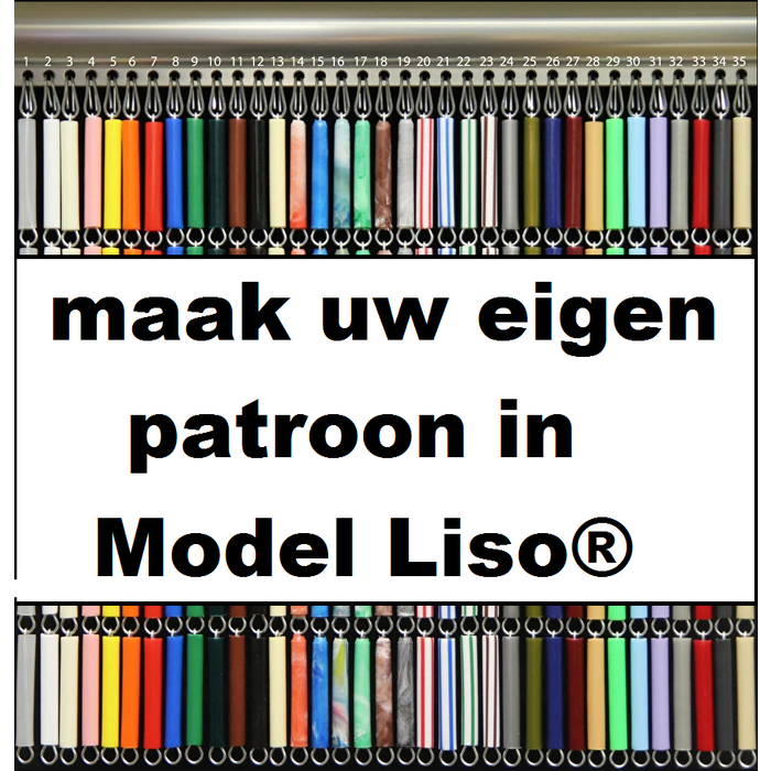 Liso ® Vliegengordijn met eigen ontwerp - Doe-het-zelf pakket. Prijs per / m²