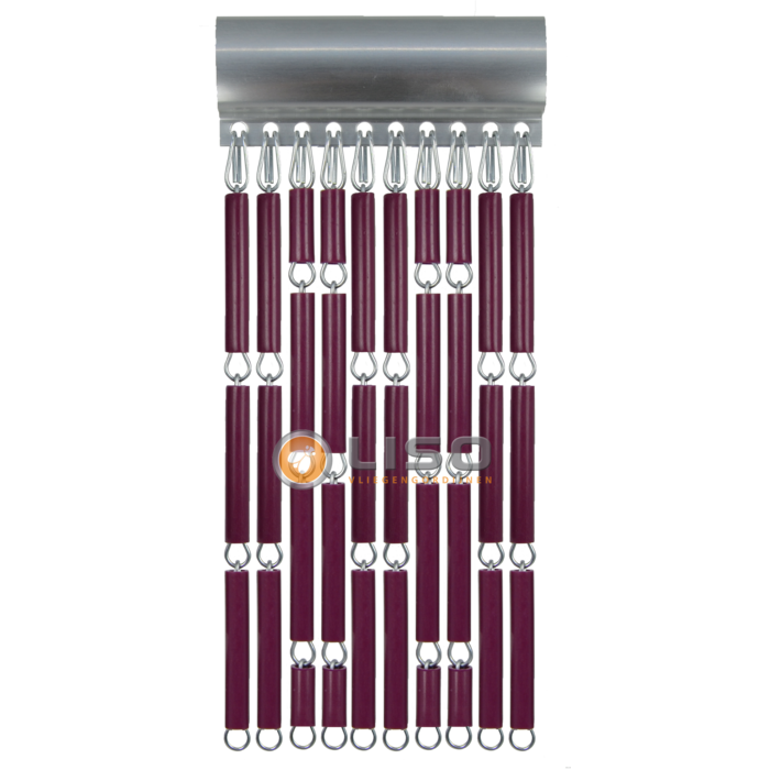 Liso ® Vliegengordijn Liso ® Hulzengordijn LISO 0037 Aubergine | Doe-het-zelf pakket