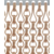 Kettinggordijn Liso ® Kettenvorhang | Fliegenvorhang Braun / Bronze extra eng hängend: Sonderanfertigung | Preis / m²