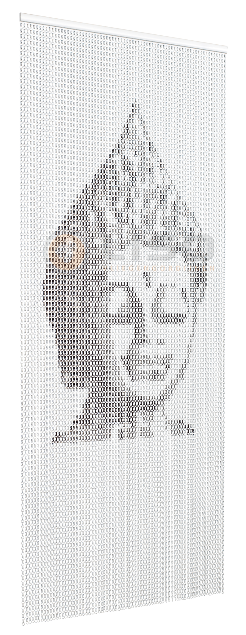 Liso® Aluminium kettinggordijn Aluminium Kettinggordijn Liso ® Boeddha - Kant en Klaar 92 x 209 cm