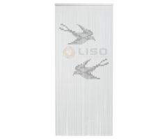 Liso® Aluminium kettinggordijn Aluminium Kettinggordijn Liso ® Zwaluwen - Kant en Klaar 92 x 209 cm