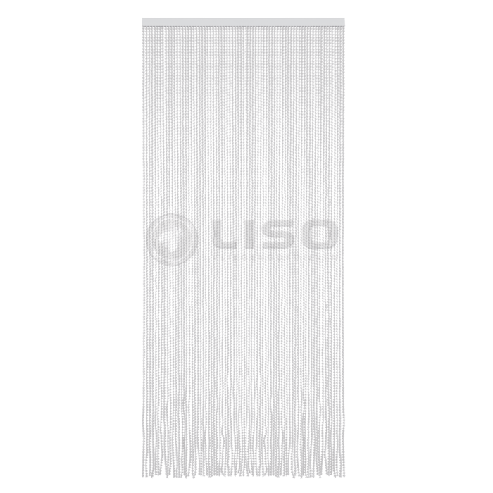 Ibiza® Vliegengordijn Ibiza® Kunststof Draadgordijn Wit/Transparant – Kant en Klaar Vliegengordijn 100 × 230 cm