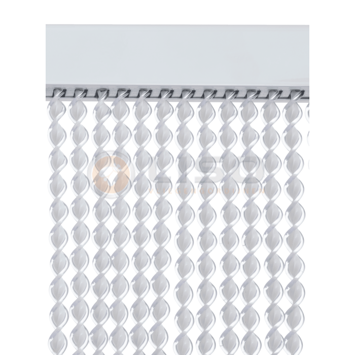 Ibiza® Vliegengordijn Ibiza® Kunststof Draadgordijn Wit/Transparant – Kant en Klaar Vliegengordijn 100 × 230 cm