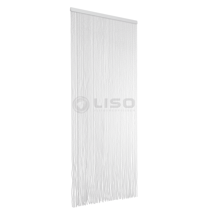 Ibiza® Vliegengordijn Ibiza® Kunststof Draadgordijn Wit met Transparant | Kant en Klaar 100x260 cm