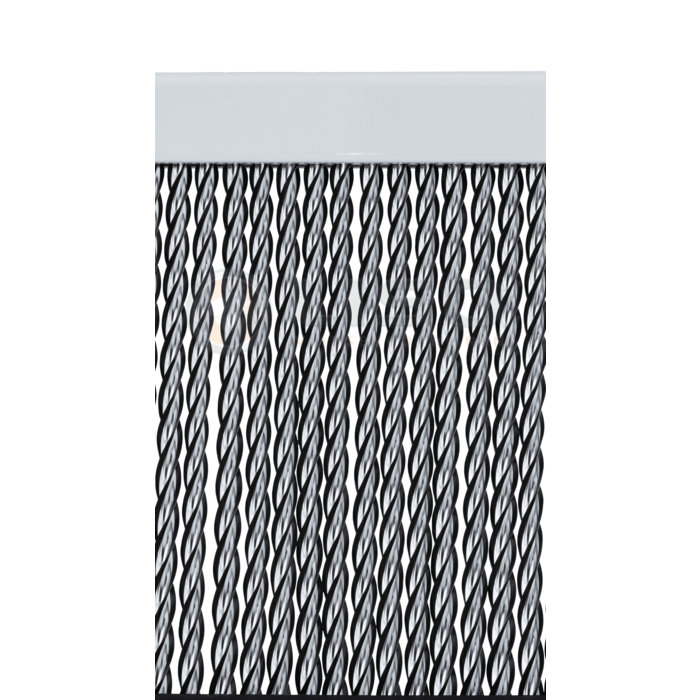 Aragon® Vliegengrdijn Aragon® Kunststof Draadgordijn Transparant/zwart | Kant en Klaar 100x215 cm