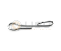 Liso ® Halve rijghaak voor hulzengordijnen (33 mm)