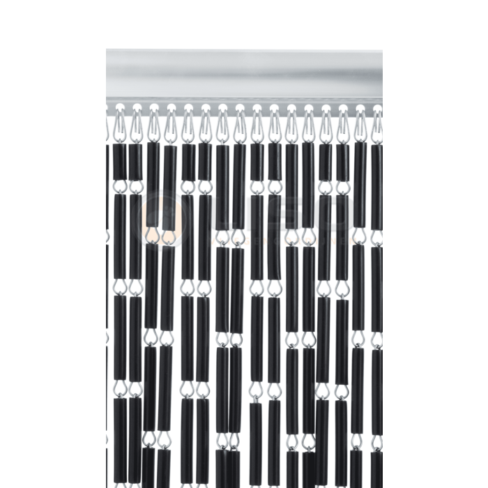 Liso ® Vliegengordijn Liso ® Hulzengordijn RAL 9005 Gitzwart | Kant en Klaar 100 x 232 cm