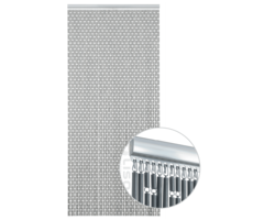 Liso ® Vliegengordijn Liso ® Hulzengordijn LISO 0024 Zilver | Kant en Klaar 100 x 232 cm