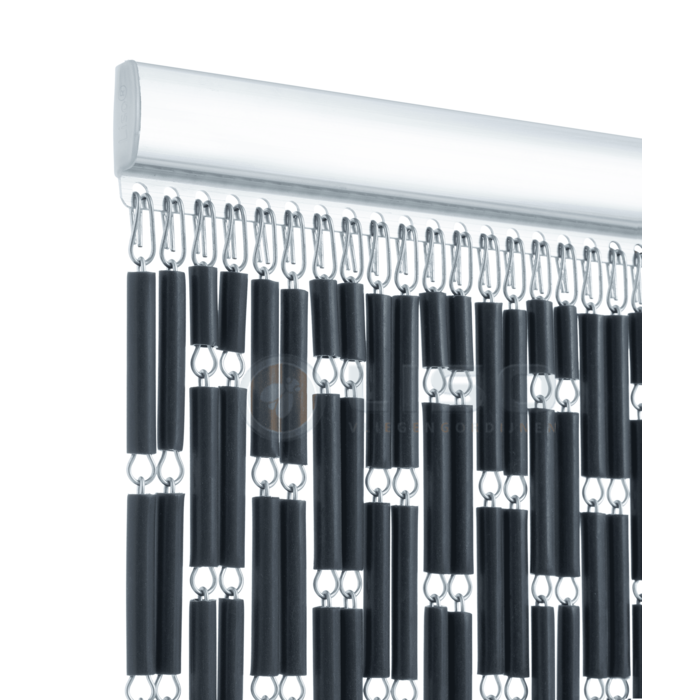 Liso ® Vliegengordijn Liso ® Hulzengordijn RAL 7016 Antracietgrijs | Kant en Klaar 100 x232 cm