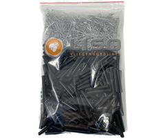 Liso® Verlengset RAL 9005 Gitzwart – Liso® hulzengordijn (kant-en-klaar)