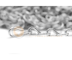Liso® Aluminium kettinggordijn Aluminium ketting voor Liso® kettinggordijn – Zilver | Per meter