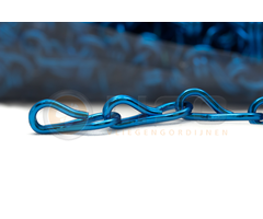 Liso® Aluminium kettinggordijn Aluminium ketting voor Liso® kettinggordijn – Donkerblauw | Per meter