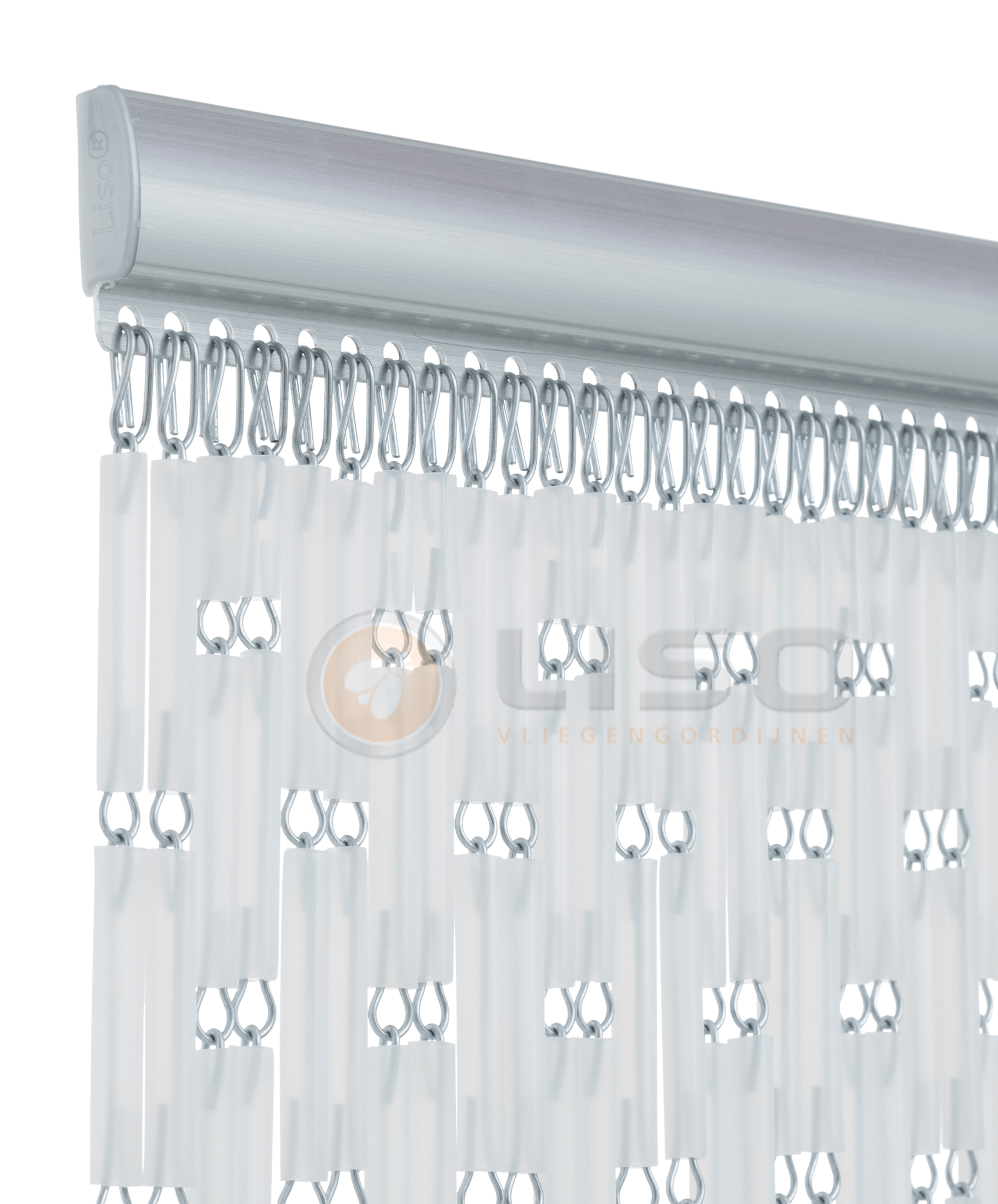 Liso ® Vliegengordijn Liso ® Hulzengordijn LISO 0001 Transparant mat | Op maat gemaakt