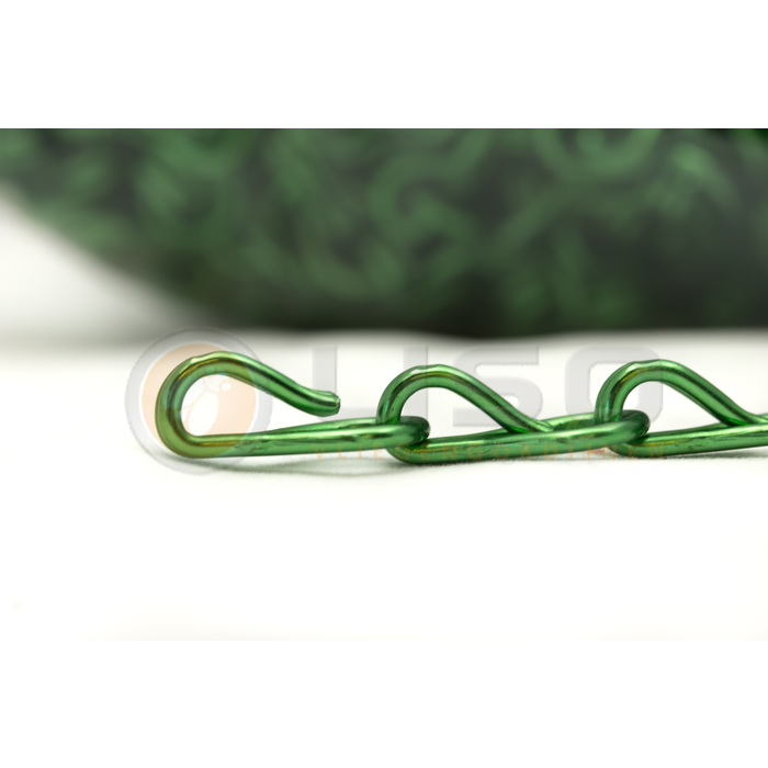 Liso® Aluminium kettinggordijn Aluminium ketting voor Liso® kettinggordijn – Donkergroen | Per meter