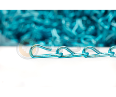 Liso® Aluminium kettinggordijn Aluminium ketting voor Liso® kettinggordijn – Lichtblauw | Per meter