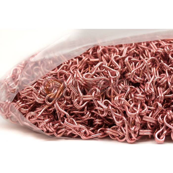 Liso® Aluminium kettinggordijn Aluminium ketting voor Liso® kettinggordijn – Roze / koper | Per meter