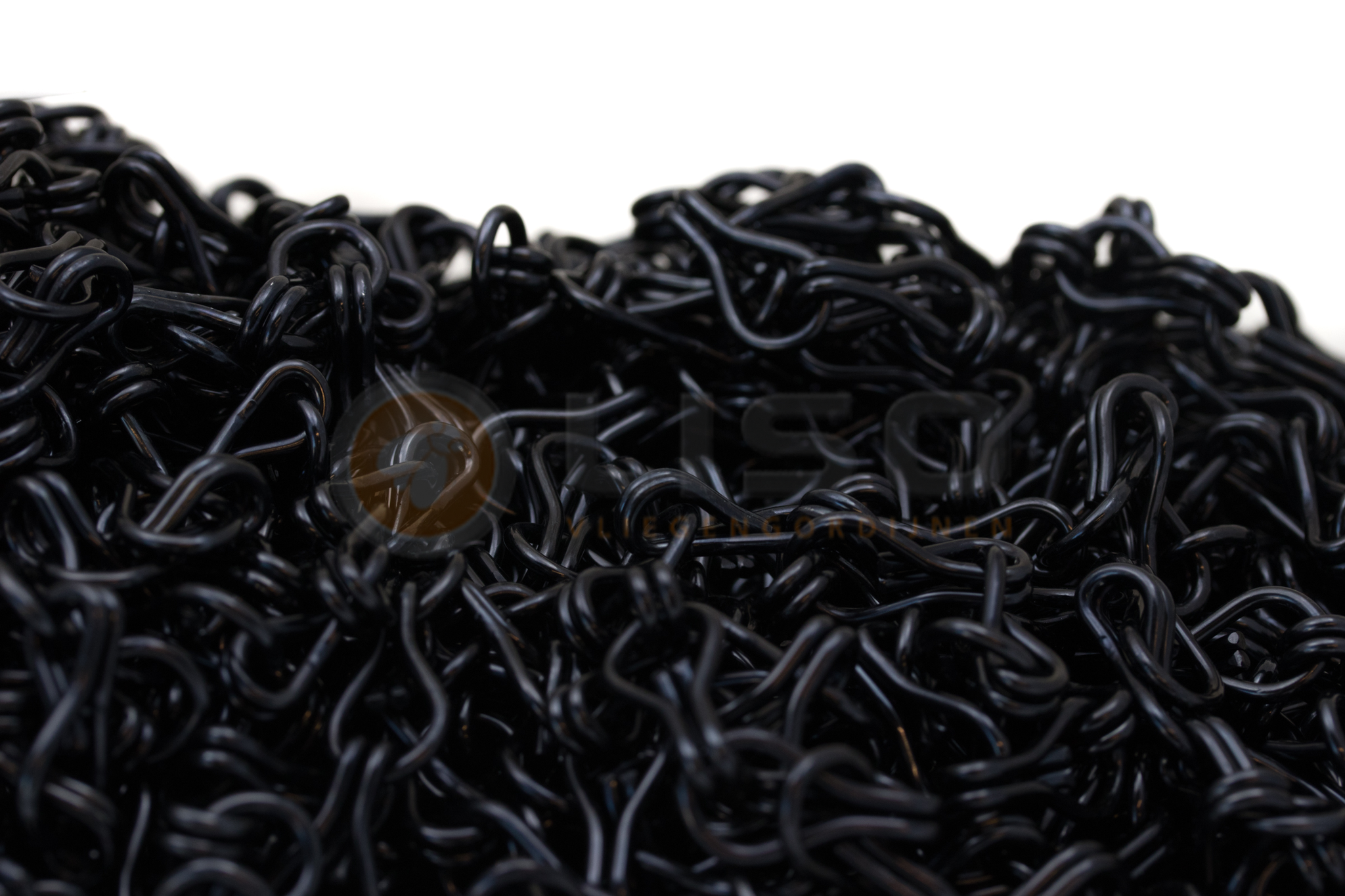 Liso® Aluminium kettinggordijn Aluminium ketting voor Liso® kettinggordijn – Zwart | Per meter