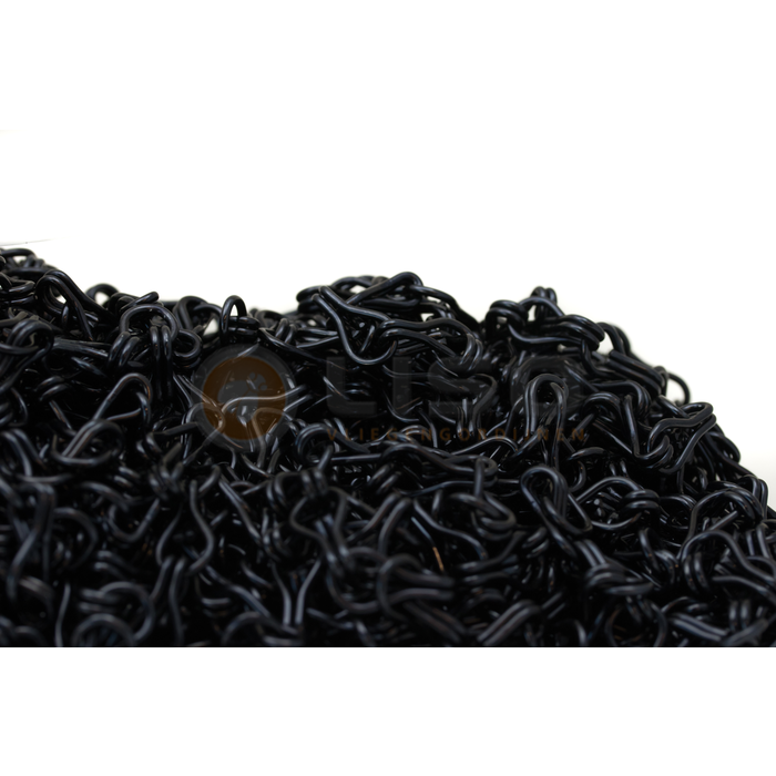 Liso® Aluminium kettinggordijn Aluminium ketting voor Liso® kettinggordijn – Zwart | Per meter