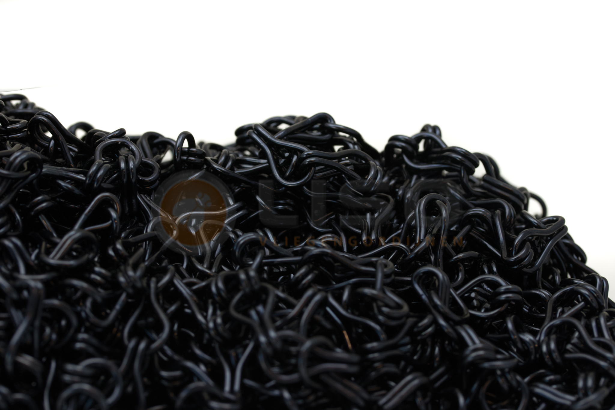 Liso® Aluminium kettinggordijn Aluminium ketting voor Liso® kettinggordijn – Zwart | Per meter