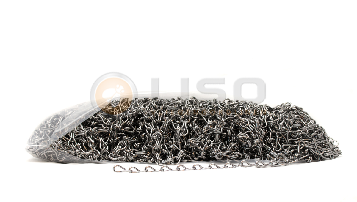 Liso® Aluminium kettinggordijn Aluminium ketting voor Liso® kettinggordijn – Antraciet / grijs | Per meter