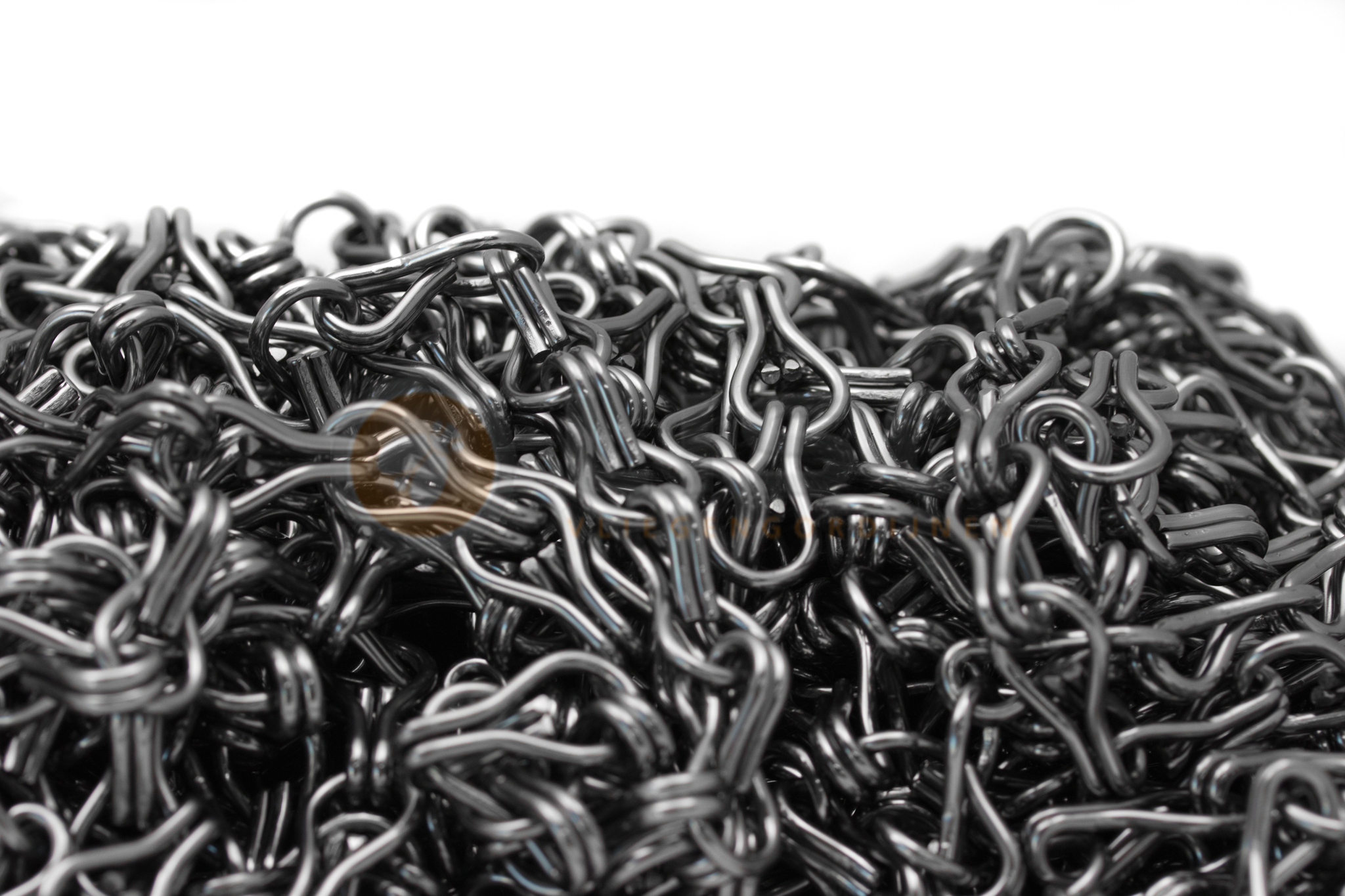 Liso® Aluminium kettinggordijn Aluminium ketting voor Liso® kettinggordijn – Antraciet / grijs | Per meter