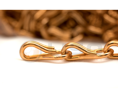 Liso® Aluminium kettinggordijn Aluminium ketting voor Liso® kettinggordijn – Oranje / Perzik | Per meter