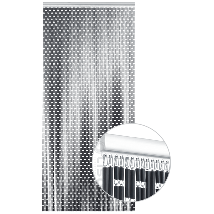 Liso ® Vliegengordijn Liso ® Hulzengordijn RAL 9005 Gitzwart | Op maat gemaakt