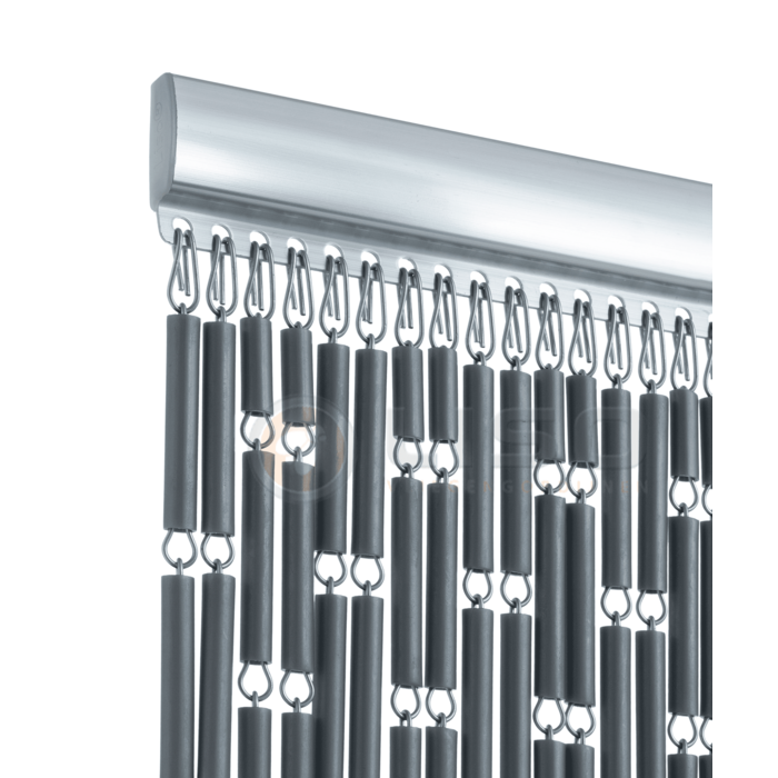 Liso ® Vliegengordijn Liso ® Hulzengordijn RAL 9007 Grijs aluminium | Op maat gemaakt