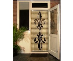 Liso ® 114 Vliegengordijn met Dubbele Lely - kant en klaar 92 x 209