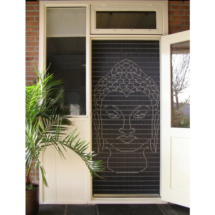 Liso ® 118 Vliegengordijn met Boeddha groot - kant en klaar 92 x 209