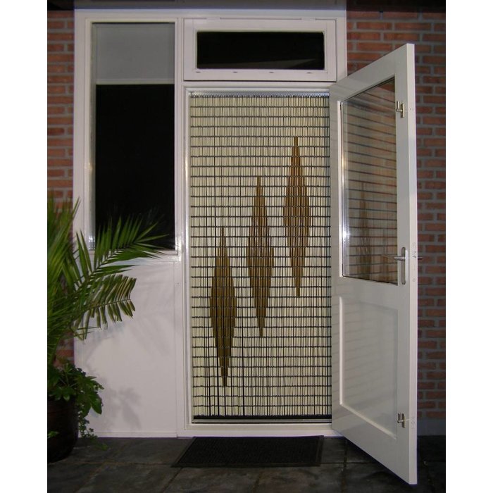 Liso ® 005 Vliegengordijn met Drie Ruiten - kant en klaar 92 x 209