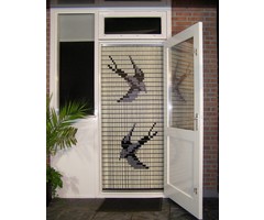 Liso ® 012 Vliegengordijn met Zwaluwen - kant en klaar 100 x 232