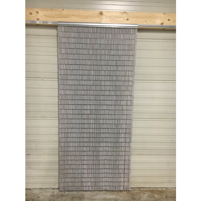 Liso ® Vliegengordijn Bruin gestreept recht - kant en klaar 92 x 209