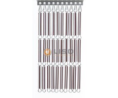 Liso ® Vliegengordijn Bruin gestreept recht - kant en klaar 92 x 209