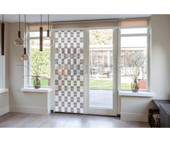 Liso ® Vliegengordijn Liso ® Hulzengordijn met Dambord | Op maat gemaakt
