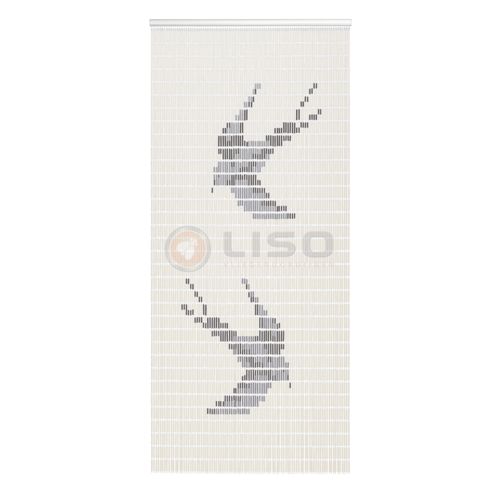 Liso ® Vliegengordijn Liso ® Hulzengordijn met Zwaluwen | Op maat gemaakt