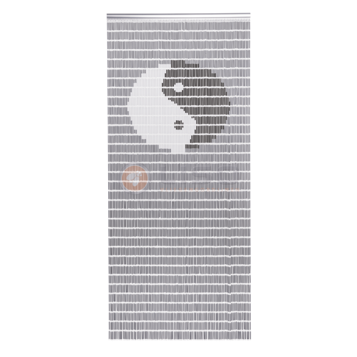 Liso ® Vliegengordijn Liso ® Hulzengordijn met Yin Yang | Op maat gemaakt
