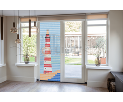 Liso ® Vliegengordijn Liso ® Hulzengordijn met Vuurtoren | Op maat gemaakt