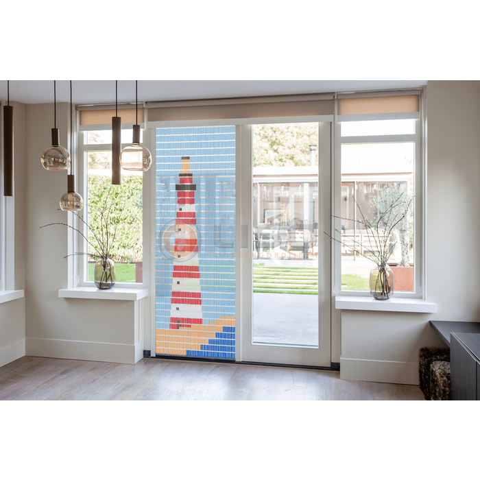 Liso ® Vliegengordijn Liso ® Hulzengordijn met Vuurtoren | Op maat gemaakt