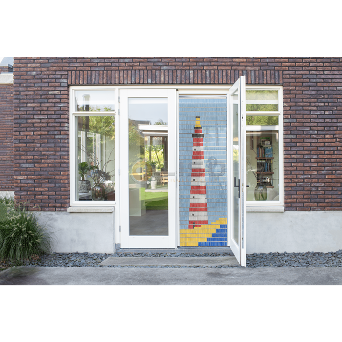 Liso ® Vliegengordijn Liso ® Hulzengordijn met Vuurtoren | Op maat gemaakt