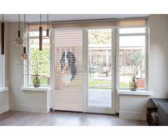 Liso ® Vliegengordijn Liso ® Hulzengordijn met Berner Sennen | Op maat gemaakt