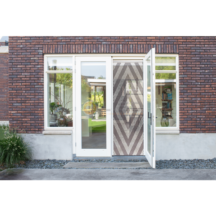 Liso ® Vliegengordijn Liso ® Hulzengordijn met Ruit in ruit | Doe-het-zelf pakket