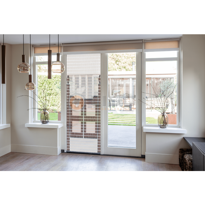 Liso ® Vliegengordijn Liso ® Hulzengordijn met Saloondeurtjes | Doe-het-zelf pakket